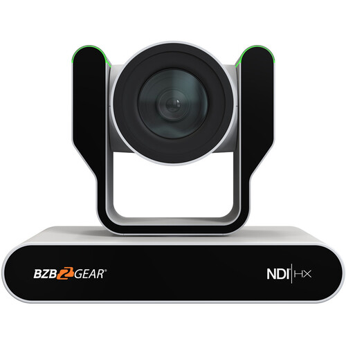BZBGEAR Live Streaming NDI|HX3 PTZ Camera with Auto-Tracking Tally & 30x Zoom (White)