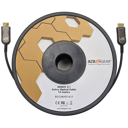 BZBGEAR Ultra-High Speed Active Optical HDMI Cable with Ethernet (50')