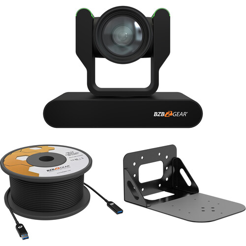 BZBGEAR ADAMO HD 12x PTZ Camera Kit with Ceiling Mount and 33' USB 3.0 Cable (White)