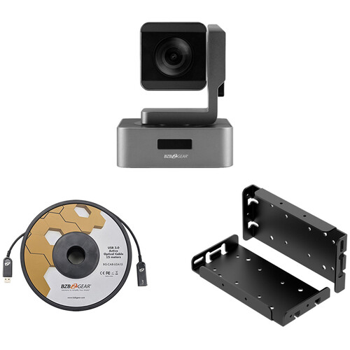 BZBGEAR 1080p HDMI/SDI/USB 10x Zoom PTZ Camera Ceiling Mount & 33' USB Cable Kit
