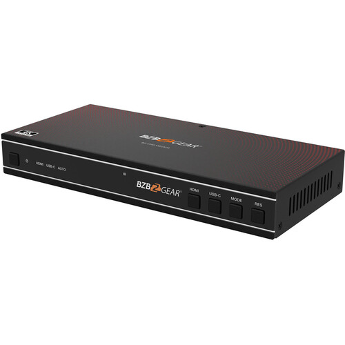 BZBGEAR 2x2 4K HDMI/USB-C Switcher and Controller with Audio De-Embedder