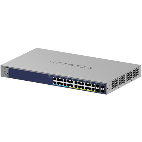 BZBGEAR Netgear GS728TXUP 24-Port Gigabit PoE++ Managed Network Switch