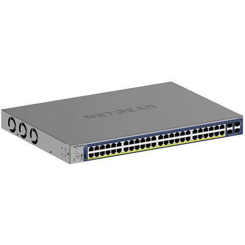 BZBGEAR Netgear GS752TXP 48-Port Gigabit PoE+ Managed Network Switch