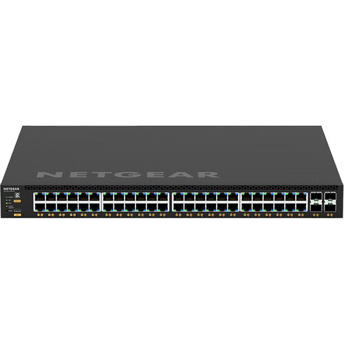 BZBGEAR Netgear AV Line M4250 GSM4248PX 40-Port Gigabit PoE+ Compliant Managed AV Switch (960W)