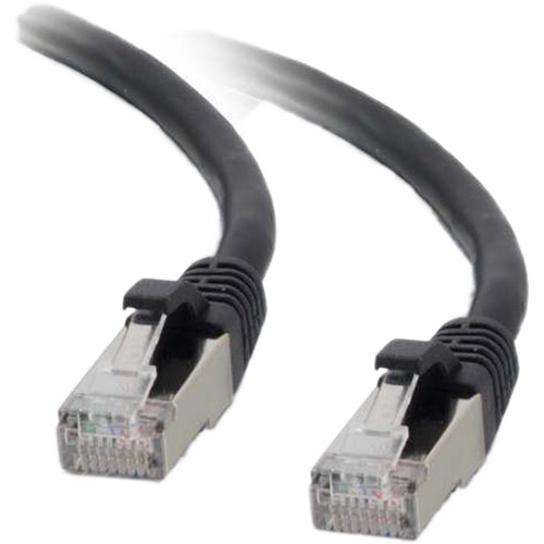 C2G CAT6 Snagless Shielded STP Ethernet Network Patch Cable (1' Black)