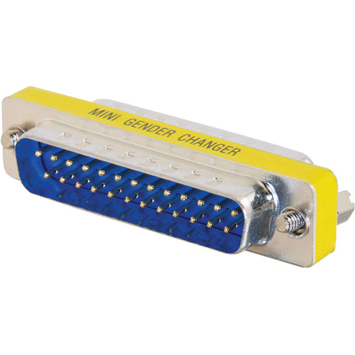 C2G DB25 M/M Mini Gender Changer (Coupler)