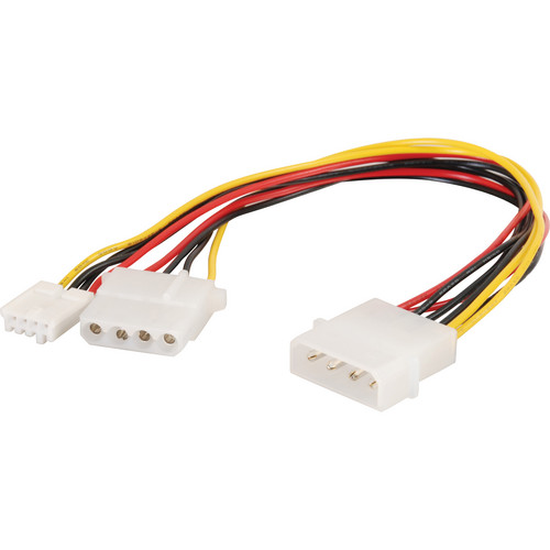 C2G 4pin Molex (LP4) Male to 4pin Floppy Power Male and 03164