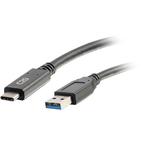 C2G USB 3.0/3.1 Gen 1 Type-C Male to Type-A Male Cable (3' 3A)