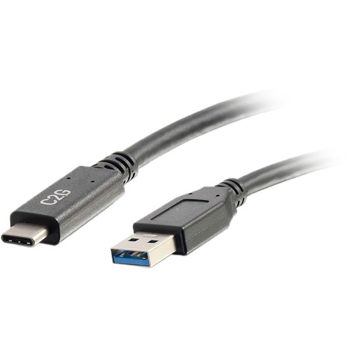 C2G USB 3.0/3.1 Gen 1 Type-C Male to Type-A Male Cable (6' 3A)