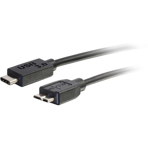 C2G USB-C to USB Micro-B 3.1 Gen 1 Cable (3' Black)