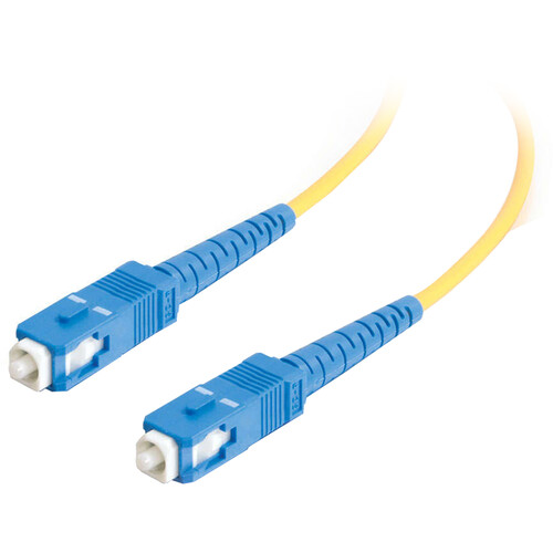 C2G SC to SC Simplex 9/125 Single-Mode Fiber Patch Cable (98.4' Yellow)