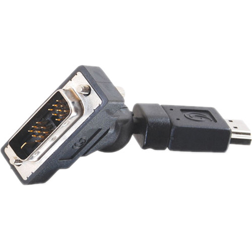 C2G 360 Rotating HDMI Male to DVI-D Male Adapter (Black)