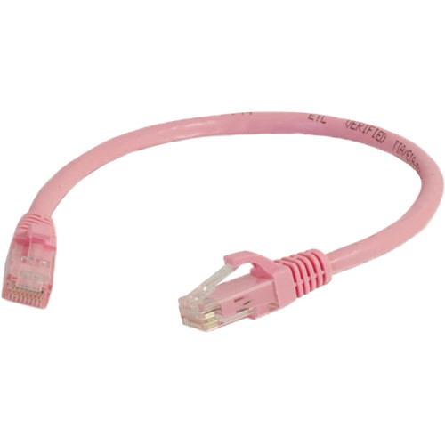 C2G Cat 6a Snagless Unshielded Ethernet Patch Cable (15' Pink)