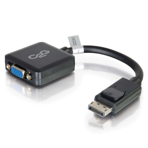 C2G DisplayPort Male to 15-Pin VGA Female Adapter Converter (Black 8
