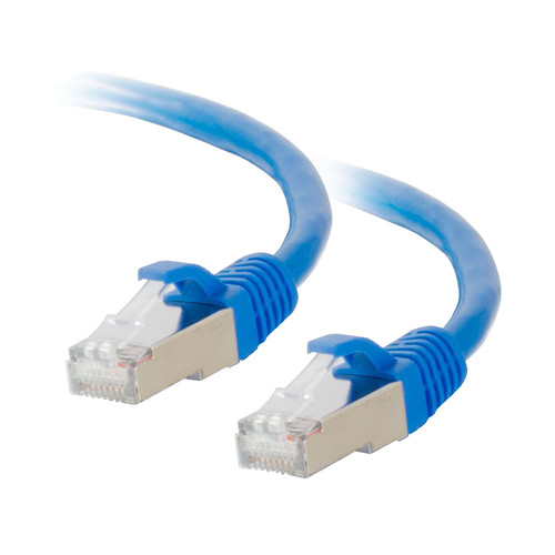 C2G CAT6 Snagless Shielded STP Ethernet Network Patch Cable (3' Blue)