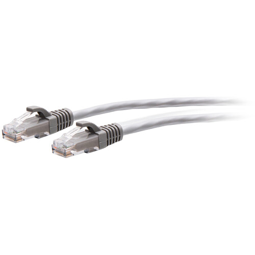 C2G Cat6a Snagless Unshielded (UTP) Slim Ethernet Network Patch Cable (20' Gray)