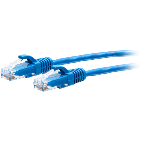 C2G Cat6a Snagless Unshielded (UTP) Slim Ethernet Network Patch Cable (6' Blue)