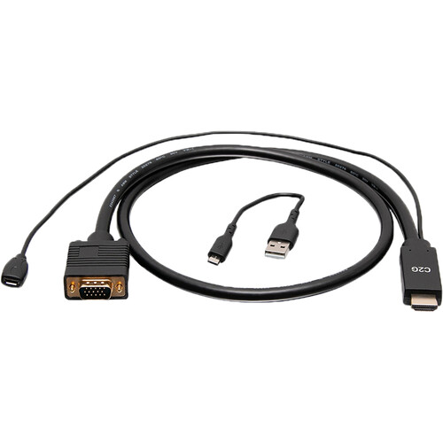 C2G HDMI to VGA Active Video Adapter Cable (6')