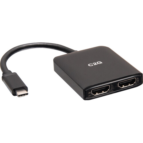 C2G USB-C to Dual HDMI MST 4k Display Hub