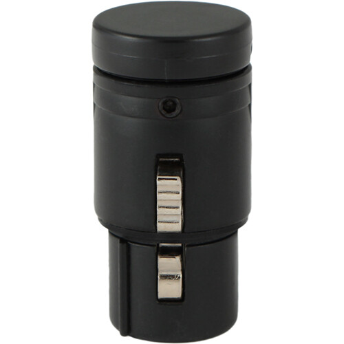 Cable Techniques Low-Profile Right-Angle XLR 3-Pin Female Connector (Standard Outlet A-Shell Black Cap)