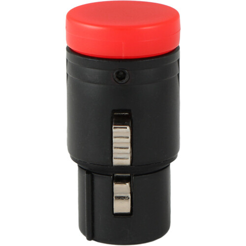 Cable Techniques Low-Profile Right-Angle XLR 3-Pin Female Connector (Standard Outlet A-Shell Red Cap)