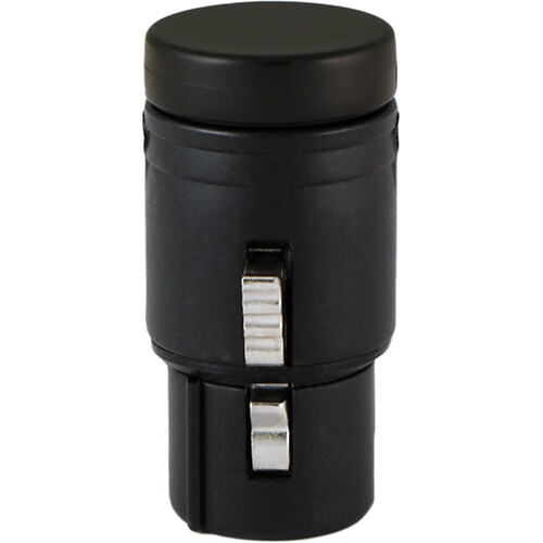 Cable Techniques Low-Profile Right-Angle XLR 3-Pin Female Connector (Standard Outlet B-Shell Black Cap)