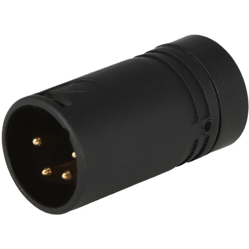 Cable Techniques Low-Profile Right Angle XLR 4-Pin Male (Large B-Shell)