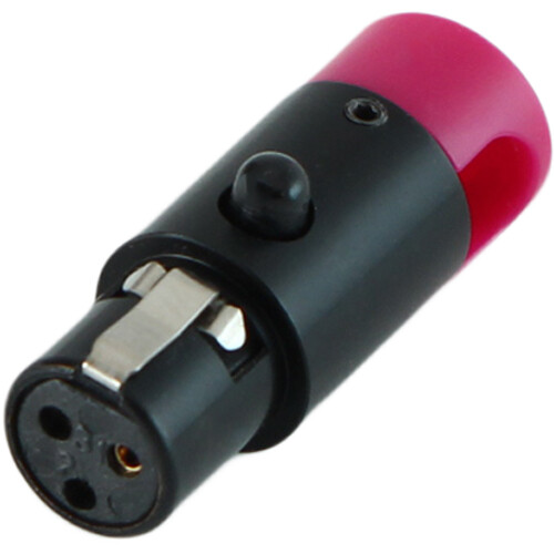 Cable Techniques LPS Low-Profile Right Angle TA3F Connector (Purple Large)
