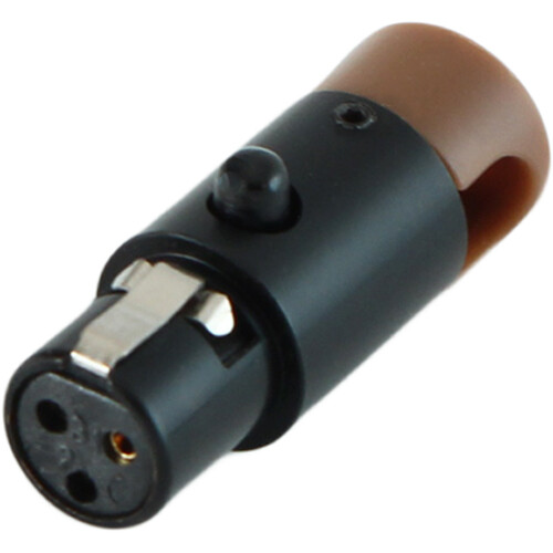 Cable Techniques LPS Low-Profile Right Angle TA3F Connector (Brown Large)