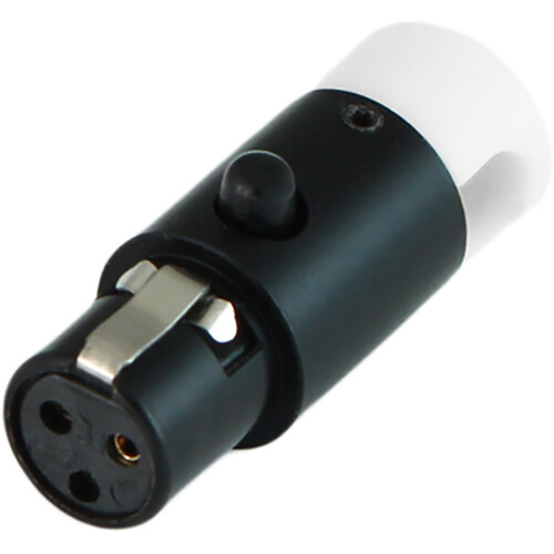 Cable Techniques LPS Low-Profile Right Angle TA3F Connector (White Large)