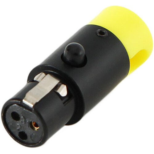 Cable Techniques LPS Low-Profile Right Angle TA3F Connector (Yellow Large)