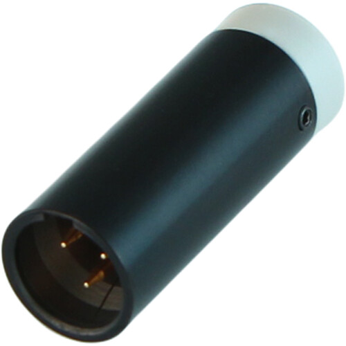 Cable Techniques Low-Profile Right-Angle Mini-XLR 3-Pin Male Connector with Adjustable Exit (Standard Outlet Gray Cap)