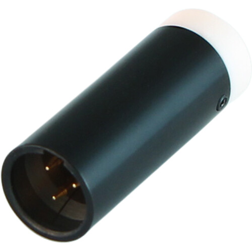 Cable Techniques Low-Profile Right-Angle Mini-XLR 3-Pin Male Connector with Adjustable Exit (Standard Outlet White Cap)
