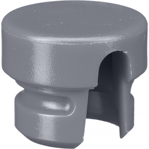 Cable Techniques Low-Profile Cap for Low-Profile XLR Connectors Outlet for up to 6.0mm OD Cable (Large Gray)