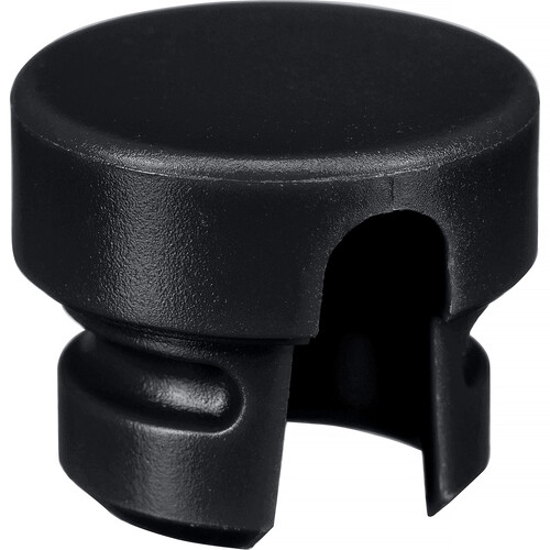 Cable Techniques Low-Profile Cap for Low-Profile XLR Connectors Outlet for up to 6.0mm OD Cable (Large Black)