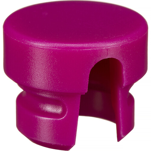Cable Techniques Low-Profile Cap for Low-Profile XLR Connectors Outlet for up to 6.0mm OD Cable (Large Purple)