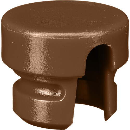 Cable Techniques Low-Profile Cap for Low-Profile XLR Connectors Outlet for up to 6.0mm OD Cable (Large Brown)