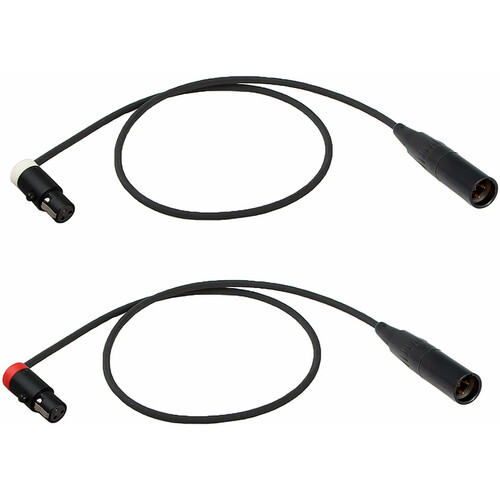 Cable Techniques Low-Profile Straight TA3F to TA3M Mini XLR Cables (15