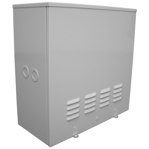 CableTronix Metal Enclosure with Plywood Backing (24 x 24 x 11