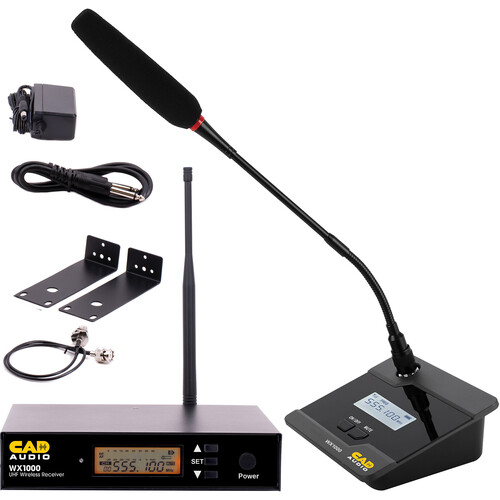 CAD WX1000GN Wireless Gooseneck Microphone System (550 to 590 MHz)
