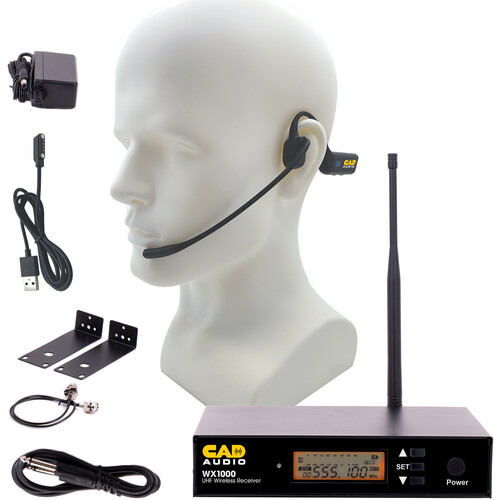 CAD WX1000HW Wireless Headworn Microphone System (550 to 590 MHz)