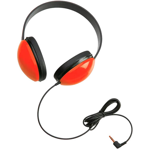 Califone 2800-RD CT Listening First Over-Ear Headphones for Students (Red)