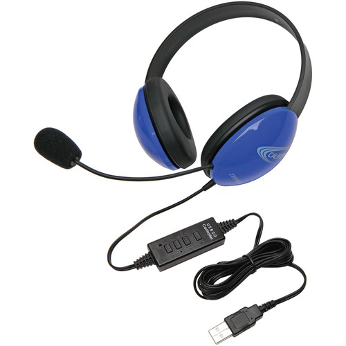 Califone 2800BL-USB Headset (USB Blue)