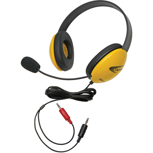 Califone 2800YL-AV Headset (Dual 3.5mm Plug Yellow)
