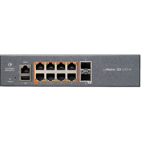 Cambium cnMatrix EX1010-P 8-Port PoE+ Compliant Gigabit Managed Network Switch