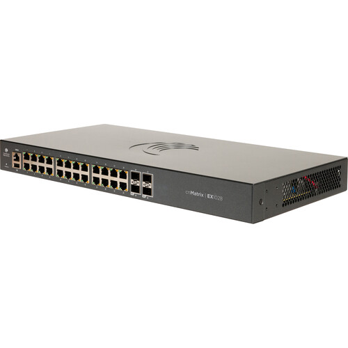 Cambium cnMatrix EX1028-P 24-Port PoE+ Compliant Gigabit Managed Network Switch