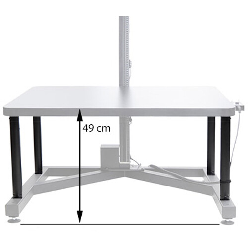 Cambo RPS-221 Half-Height Leg Extenders for Repro Stand Baseboard (19.3