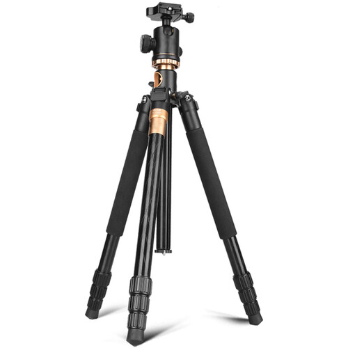 CAME-TV CTV-999H Aluminum Tripod with Arca-Type Ball Head Horizontal Arm & Monopod