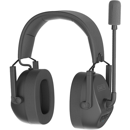 CAME-TV Kuminik8 Master-D5-US Dual-Ear Master Headset for Full-Duplex Wireless DECT Intercom (1.78 to 1.93 GHz US)