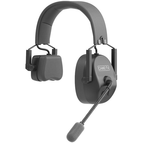 CAME-TV Kuminik8 Master-S5-EU Single-Ear Master Headset for Full-Duplex Wireless DECT Intercom (1.78 to 1.93 GHz EU)